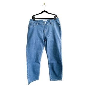 Nygard Jeans Skinny Crop Medium Blue Wash Women's 12 Stretchy NWT